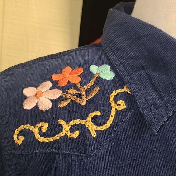 Ivy Jane Blue Western Courderoy Large - Picture 5 of 8